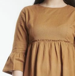 Powersutra Mustard Yellow Cotton Tiered Dress -THE OFFICE PARTY EDIT SHOP mustard yellow cotton tiered dress 11 4 Power Sutra 97d7fcde 0044 4a18 9725 1051e5a6c85f