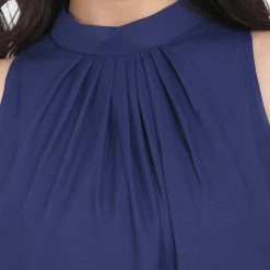 Powersutra Royal Blue Sunburst Neck Trapeze Dress -THE OFFICE PARTY EDIT SHOP royal blue sunburst neck trapeze dress 11 4 Power Sutra 4b2f0741 da81 4e48 8103 8b7095fedc67