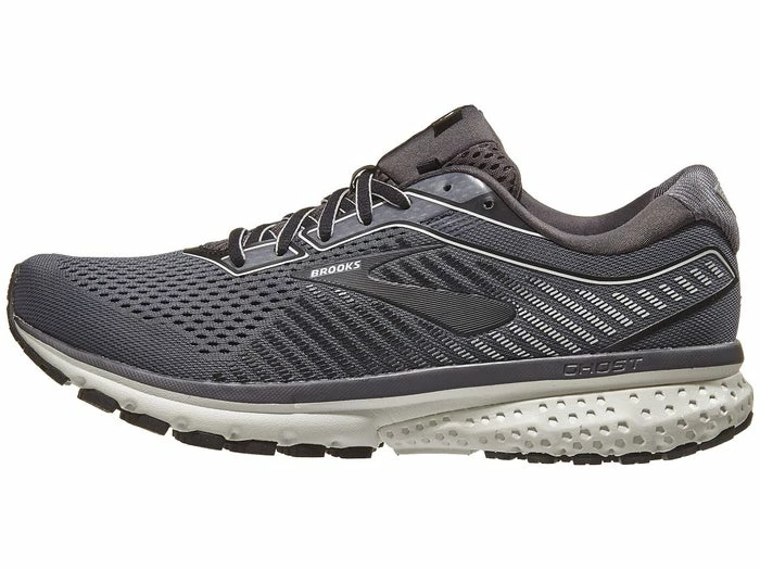 BROOKS Men's Ghost 12 2E WIDE (075 - Black/pearl/oyster) 1 BROOKS Men's Ghost 12 2E WIDE (075 - Black/pearl/oyster)